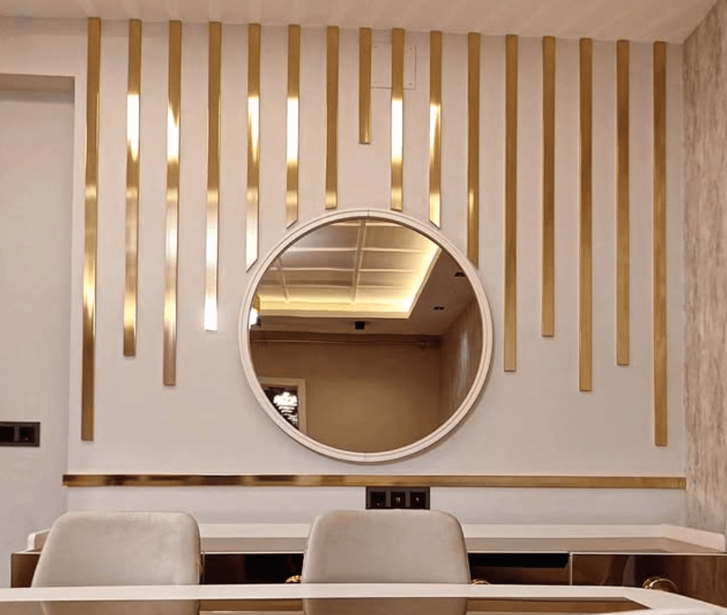 Modern Çerçeveli Yuvarlak